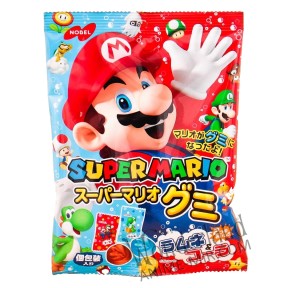 Жевательные конфеты Нобель Super Mario со вкусом газировки Рамуне и Колой